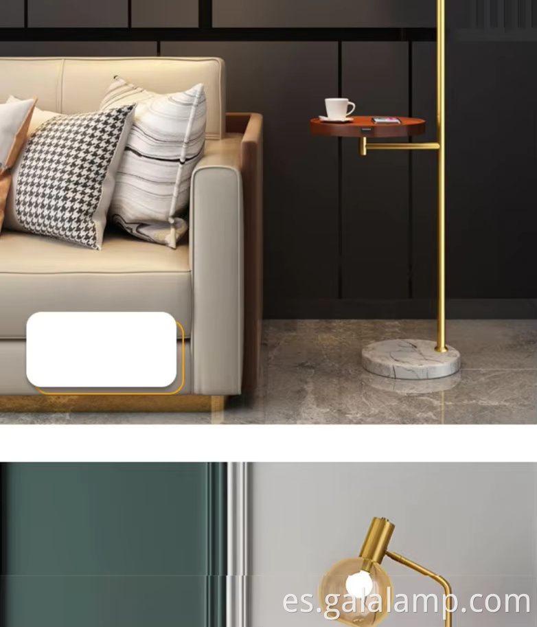 Lámpara-de-pie-de-cabecera-multifuncional-bandeja-de-carga-inalámbrica multifunctional-bedside-floor-lamp-wireless-charging-tray